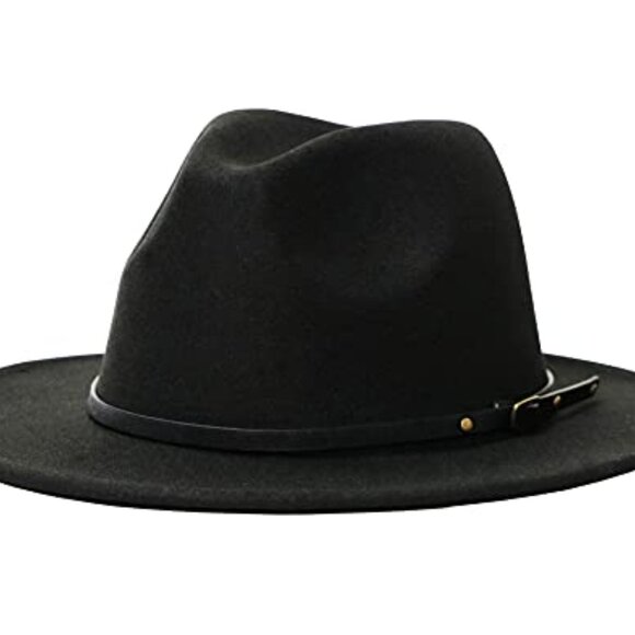 Classic Wide Brim Fedora Hat Adjustable Fit Elegant Chic Unisex Style main image 5